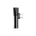 Переходник USB-C M to USB-C F + 3.5mm F black Baseus (CATL41-01)