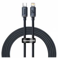 Дата кабель USB-C to Lightning 2.0m 20W Crystal Shine Series black Baseus (CAJY000301)