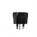 Переходник EU to UK 220V black Essager (ECTZH-YCC01-Z)
