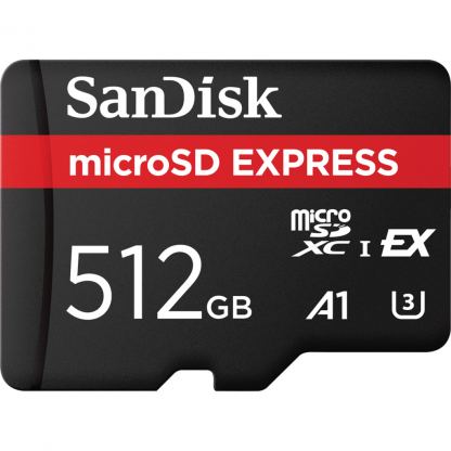 Карта памяти SanDisk 512GB microSDXC class 10 UHS-I U3 A1 Express (SDSQXFN-512G-GN4NN)