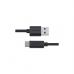 Дата кабель USB 2.0 AM to USB-C 3.0m 18W PVC black Choetech (AC0004-BK)