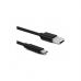 Дата кабель USB 2.0 AM to USB-C 3.0m 18W PVC black Choetech (AC0004-BK)
