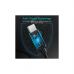 Дата кабель USB 2.0 AM to USB-C 3.0m 18W PVC black Choetech (AC0004-BK)