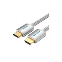 Кабель мультимедійний HDMI M to HDMI M 5.0m V2.1 4K60Hz braided aluminum alloy gray Vention (AABIJ)