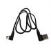 Дата кабель USB 2.0 AM to USB-C 1.0m 2.4A 90° corner black XoKo (XK-CTC-001-BK)