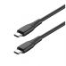 Дата кабель USB-C to USB-C 2.0m 3A 60W textured PVC black ColorWay (CW-CBPDCC095-BK)