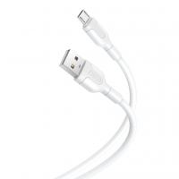 Дата кабель USB 2.0 AM to Micro 5P 1.0, 2A white XO (NB212-AM.white)