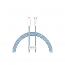 Дата кабель USB-C to Lightning 1.0m 20W blue Baseus (CALD000003)