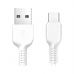 Дата кабель USB 2.0 AM to USB-C 1.0m 3A X13 white HOCO (6957531061199)