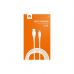 Дата кабель USB 2.0 AM to Lightning 1.0m 2.4A X196 white WUW (6972573335596)