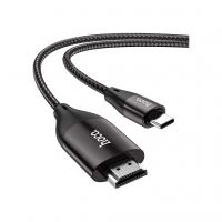 Кабель мультимедійний USB-C to HDMI M 2.0m 4K30Hz gray HOCO (6931474755025)