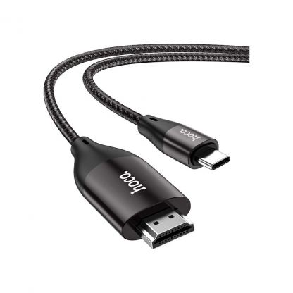 Кабель мультимедійний USB-C to HDMI M 2.0m 4K30Hz gray HOCO (6931474755025)