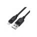 Дата кабель USB 2.0 AM to Lightning 1.2m 2.4A TPE black Acefast (6974316286202)