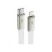 Дата кабель USB 2.0 AM to Lightning 1.2m 30W nylon white Acefast (6974316286240)