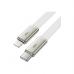 Дата кабель USB 2.0 AM to Lightning 1.2m 30W nylon white Acefast (6974316286240)