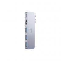 Концентратор Baseus USB-C 5-in-1 3xUSB 3.0 + 1xUSB-C 40Gbps + 1xHDMI 4K30Hz gray (B00052801811-04)