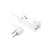 Сетевой фильтр питания HOCO AC9A 1 роз, 2 USB,USB-C, 30W, 1,5м, White (AC9AW)