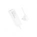 Сетевой фильтр питания HOCO AC9A 1 роз, 2 USB,USB-C, 30W, 1,5м, White (AC9AW)