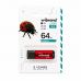 USB флеш накопичувач Wibrand 64GB Ladybug Red USB 3.2 (WI3.2/LB64P10S)