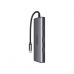 Концентратор Ugreen USB-C 7-in-1 2xUSB 3.0 + HDMI 4K30Hz + USB-C + SD/TF + PD 100W (15531)