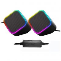 Акустическая система ColorWay Cubix 2.0 RGB USB Black (CW-SPU05BK)