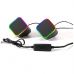 Акустическая система ColorWay Cubix 2.0 RGB USB Black (CW-SPU05BK)