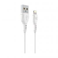Дата кабель USB 2.0 AM to Lightning 1.0m PVC white Wibrand (WI.DC/BO1W-UL)