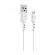 Дата кабель USB 2.0 AM to Lightning 1.0m PVC white Wibrand (WI.DC/BO1W-UL)