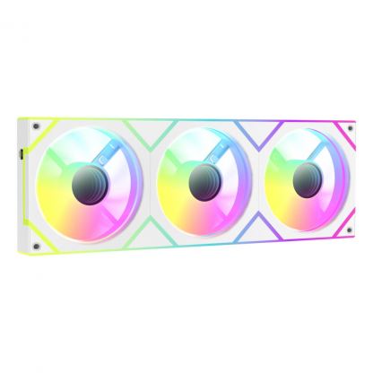 Кулер для корпуса OCYPUS GAMMA F36 ARGB REVERSE BLADE (GAMMA-F36-WH3AM001-GL)