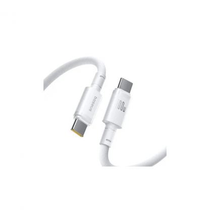 Дата кабель USB-C to USB-C 1.0m 100W white Baseus (E0426V01)