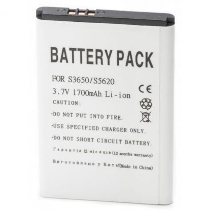 Акумуляторна батарея для телефону PowerPlant Samsung S3650, S5620, | AB463651BEC, AB463651BU | (DV00DV6077)