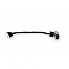 Разъем питания ноутбука с кабелем для HP PJ201 (7.4mm x 5.0mm + center pin), 8(7)-pi Универсальный (A49046)