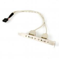 Кабель для передачи данных USB розетка на кронштейні 10P 25 см Gembird (CCUSBRECEPTACLE)