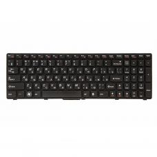 Клавиатура ноутбука PowerPlant Lenovo B570, B590, V570 черный, черный фрейм (KB311538)