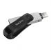 USB флеш накопитель SanDisk 128GB iXpand Go USB 3.0/Lightning (SDIX60N-128G-GN6NE)