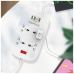 Сетевой фильтр питания ColorWay 4 розетки/4USB White 1.8м (1QC3.0 + 3 AUTO ID) (CW-CHU44QW)