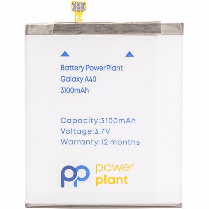 Акумуляторна батарея PowerPlant Samsung Galaxy A40 (EB-BA405ABE) 3100mAh (SM170692)