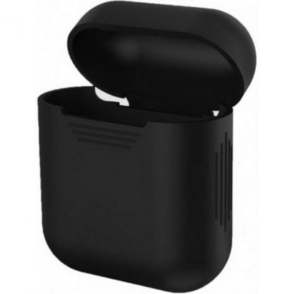 Чохол для навушників MakeFuture Apple AirPods Silicone Black (MCL-AA1/2BK)