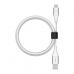Дата кабель USB 2.0 AM to Type-C 1.0m BRAIDED white Belkin (CAB002BT1MWH)