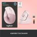 Мышка Logitech Lift Vertical Ergonomic Wireless/Bluetooth Rose (910-006478)