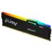 Модуль памяти для компьютера DDR5 16GB 5200 MHz Beast Black RGB Kingston Fury (ex.HyperX) (KF552C40BBA-16)