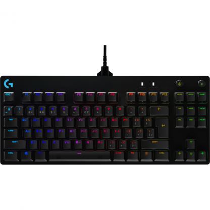 Клавиатура Logitech G PRO Mechanical Gaming USB UA Black (920-009392)