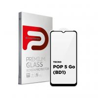 Стекло защитное Armorstandart Full Glue TECNO POP 5 Go (BD1) Black (ARM65314)