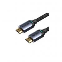 Кабель мультимедийный HDMI to HDMI 2.0m V.2.1 8K 60Hz HDR10 HLG 48Gbps YUV 444 Choetech (XHH01-BK)