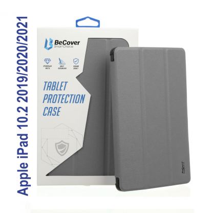 Чехол для планшета BeCover Tri Fold Soft TPU Silicone Apple iPad 10.2 2019/2020/2021 Gray (706885)