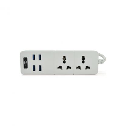 Сетевой фильтр питания Voltronic TВ-Т07, 2роз, 4*USB White (ТВ-Т07-White)