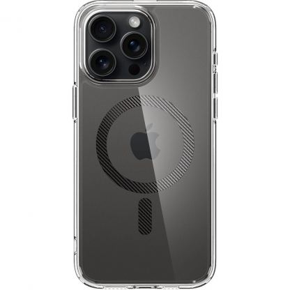 Чохол до мобільного телефона Spigen Apple iPhone 15 Pro Ultra Hybrid MagFit Carbon Fiber (ACS06717)