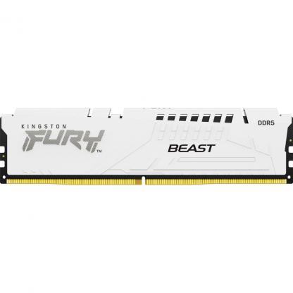 Модуль пам'яті для комп'ютера DDR 32GB 6000 MHz FURY Beast White Kingston Fury (ex.HyperX) (KF560C40BW-32)