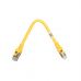 Патч-корд 0.20м S/FTP Cat 6 CU PVC 26AWG 7/0.16 yellow 2E (2E-PC6SFTPCOP-020YLW)