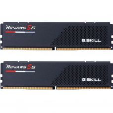 Модуль памяти для компьютера DDR5 32GB (2x16GB) 5600 MHz Ripjaws S5 Matte Black G.Skill (F5-5600J2834F16GX2-RS5K)